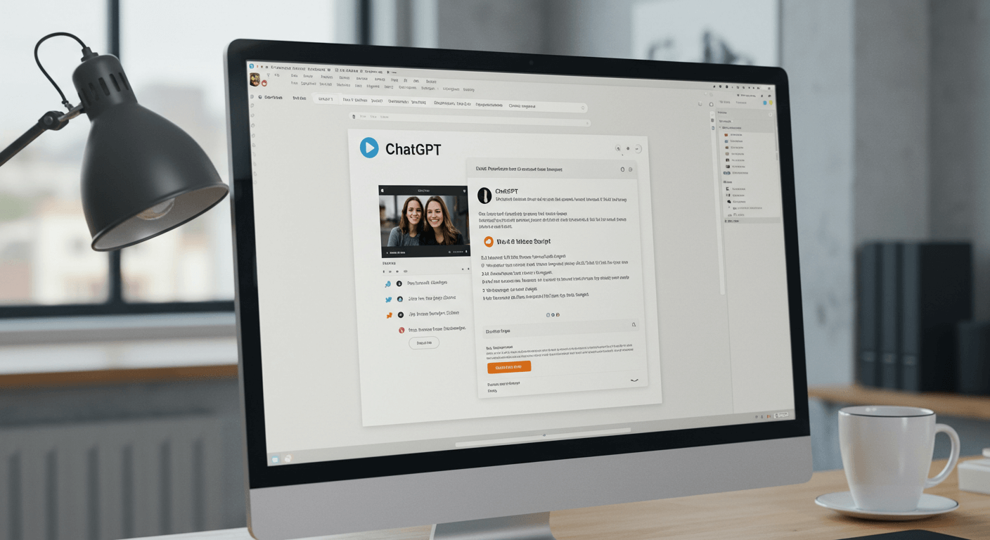 Interface do ChatGPT para trabalho de ghostwriter e freelancer de IA no Brasil